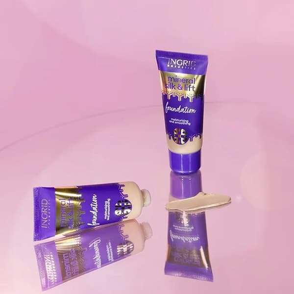 Verona I Fugtgivende og udglatnende FOUNDATION MINERAL SILK & LIFT 031 - GOLDEN BEIGE/ 9519