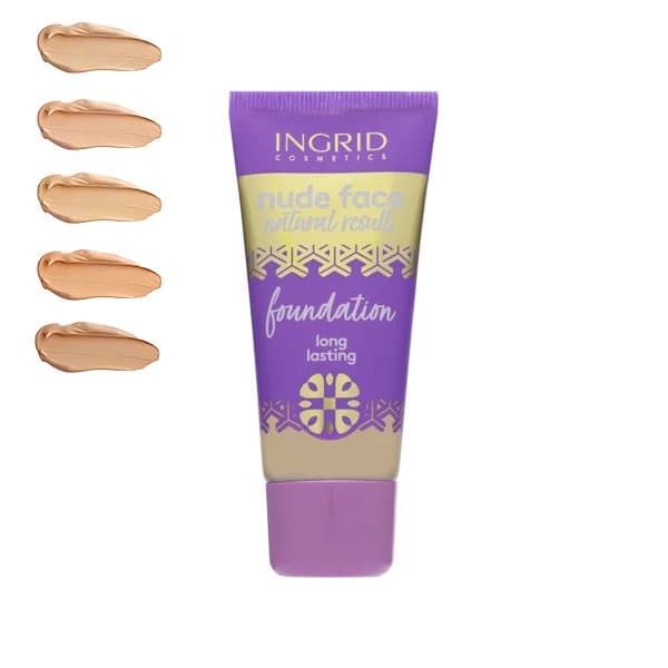 Verona I NUDE FACE NATURAL RESULT FOUNDATION 24 - PÄHKINÄ/ 0478