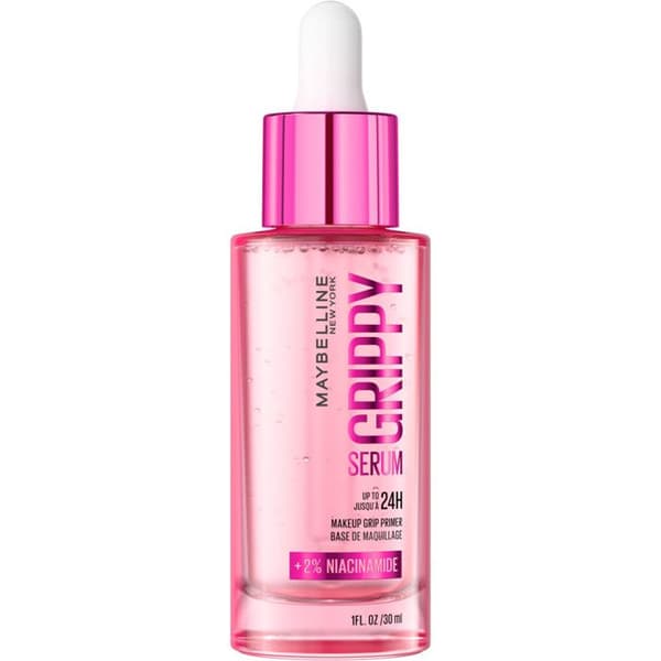 Maybelline New York Grippy Serum - Färgkorrigerande bas - berikad med niacinamid och aloe vera - 30 ml