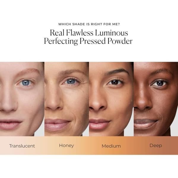 Laura Mercier Real Flawless Luminous Perfecting Pressed Powder - Translucent för kvinnor - 0,23 oz