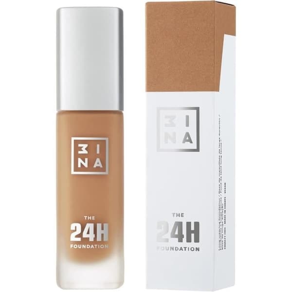3INA MAKEUP Foundation Mörk Beig 24H - Vegansk - Inte testat på djur