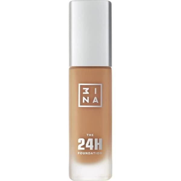 3INA MAKEUP Foundation Mörk Beig 24H - Vegansk - Inte testat på djur