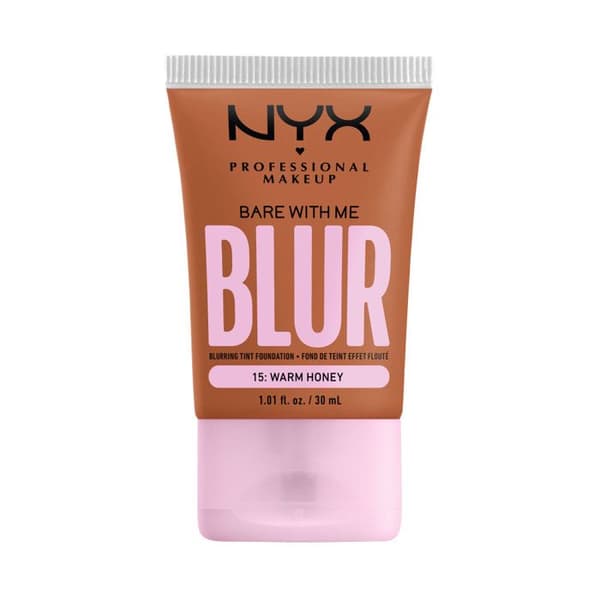 Foundation - NYX Professional Makeup - Bare With Me - VARM HONUNG - Vegansk - 12 timmar fuktighet