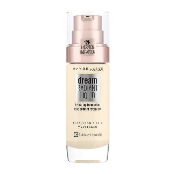 Flydende makeup foundation Maybelline Dream Satin Liquid 3-true ivory (30 ml)