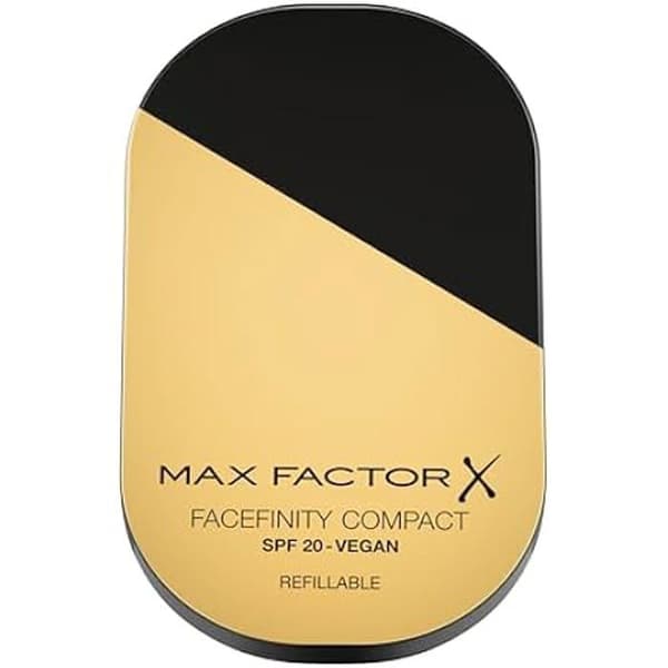 Kompakt foundation - MAX FACTOR - Facefinity - Håller upp till 8 timmar - Lätt, SPF 20, glansbeständig
