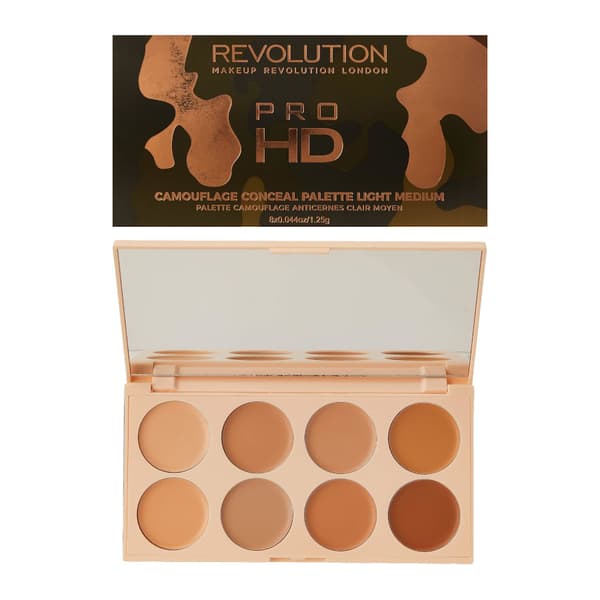 Revolution Pro HD Camouflage Concealer Palette - Light Medium
