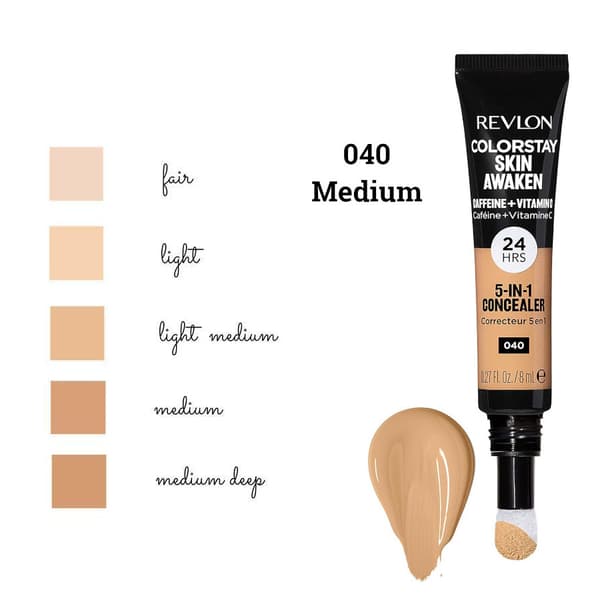 Revlon Colorstay Skin Awaken 24H 5-In-1 Concealer - Medium