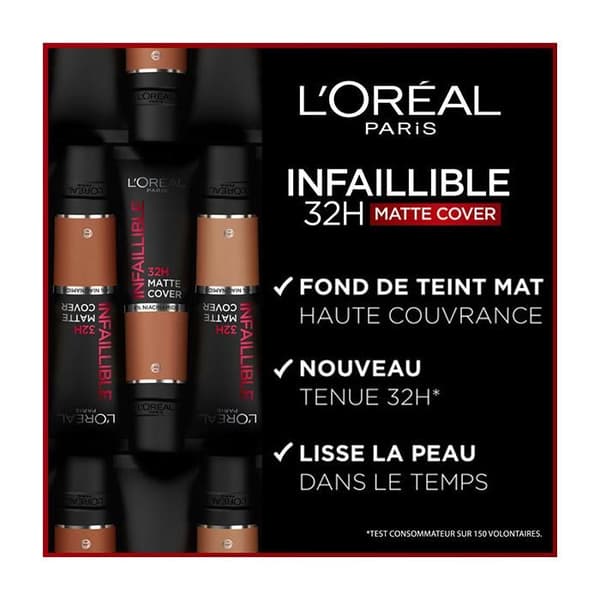 L'Oréal Paris Infaillible 32h Foundation Matte Cover N°315 Neutral Undertone 30ml