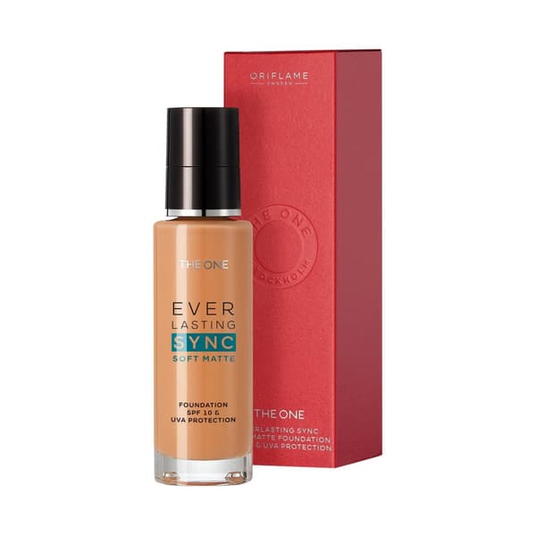 Oriflame THE ONE Everlasting Sync Mattifying Foundation SPF 10 - Solbeige Varm 30 ml