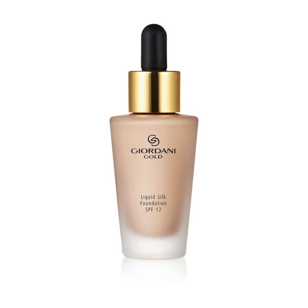 Oriflame Giordani Gold Liquid Silk -meikkivoide SPF 12 - vaalea norsunluunvärinen 30 ml
