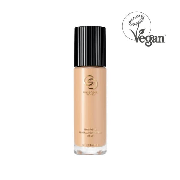 Oriflame Giordani Gold pitkäkestoinen mineraalimeikkivoide SPF 20 - vaaleanbeige neutraali 30 ml