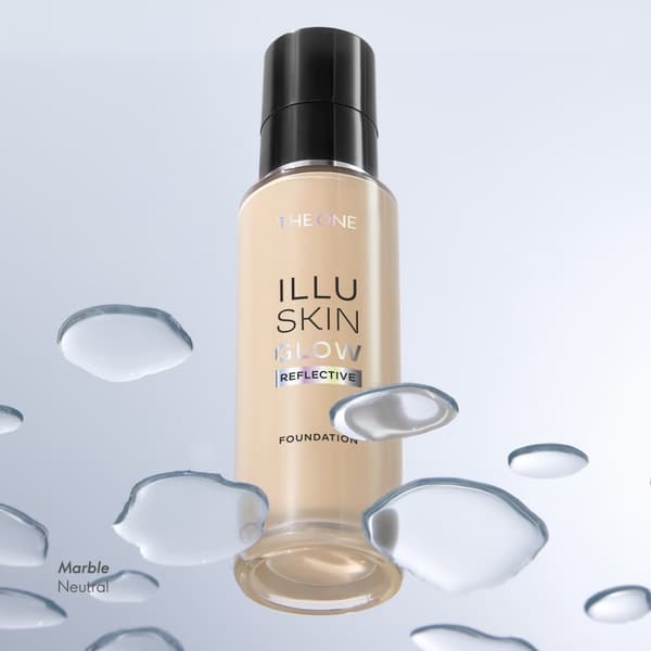 Oriflame THE ONE Illuskin Glow Reflective Foundation - Ljus elfenbensfärgad neutral 30 ml
