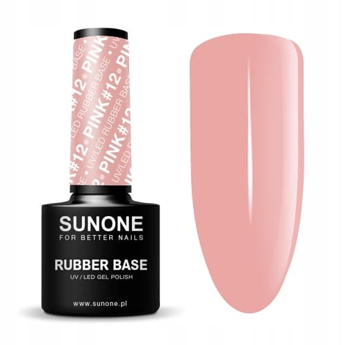 SUNONE Kumipohja - VAALEANPUNAINEN 12 - 5 g