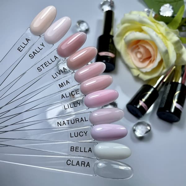 BOSKA NAILS RUBBER BASE PRO - CLARA - 6ml - LILLE