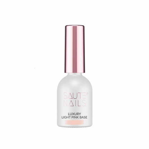 SAUTE NAILS Hybridbas för naglar Lyxig LJUSROSA BAS - 8ml