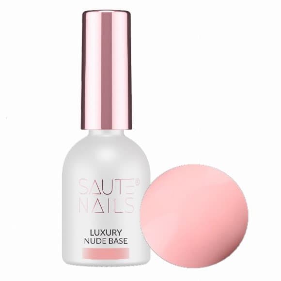 SAUTE NAILS Hybrid base til negle Luksus NUDE BASE - 8ml