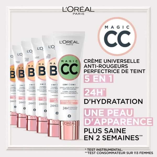 L'OREAL PARIS CC C'est Magic anti-rodness cream - 30 ml