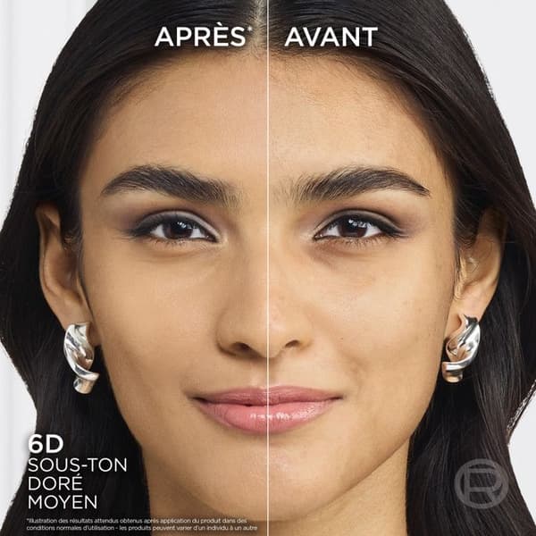 Foundation - L'OREAL PARIS - Perfect Accord - Golden Honey - 30 ml - 6 lämpliga pigment
