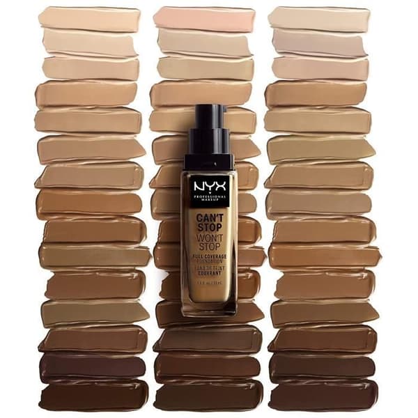 Foundation - NYX Professional Makeup - Can't Stop Won't Stop - Varm karamell - Långvarig - Vegetabilisk