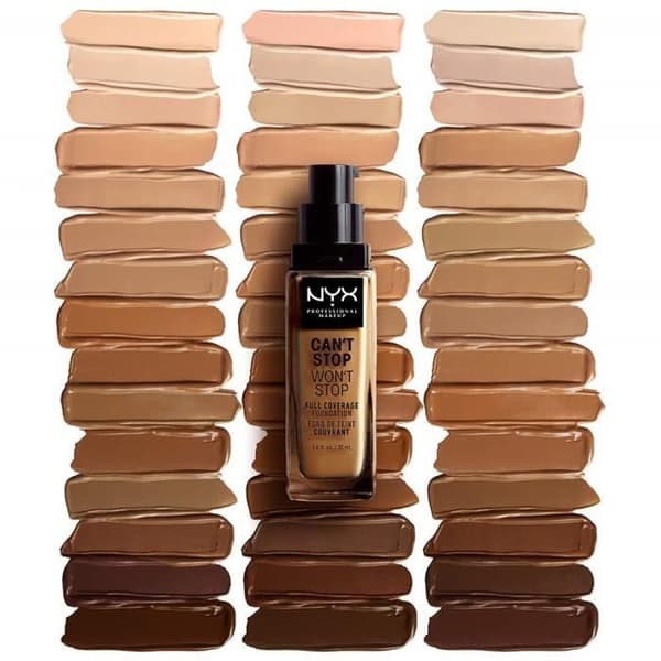 Foundation - NYX Professional Makeup - Can't Stop Won't Stop - Varm karamell - Långvarig - Vegetabilisk