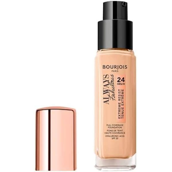 Always Fabulous 24h Foundation - BOURJOIS - Lätt Vanilj - Semi-Matt - Hyaluronsyra &amp; Vitamin E