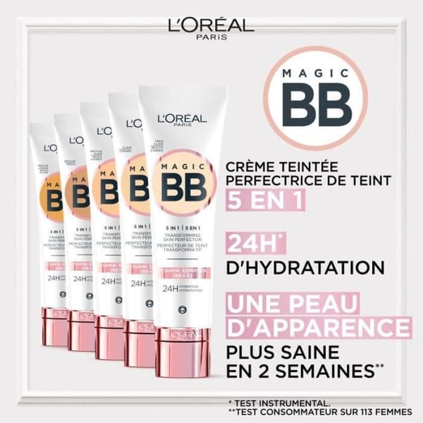 L'Oréal Paris Magic BB cream 5-i-1 05 medium mörk 30ml