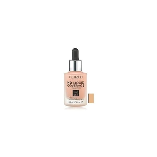 Foundation - Catrice - HD Liquid Coverage - 040 Varm Beige - 30 ml - Långvarig hållbarhet