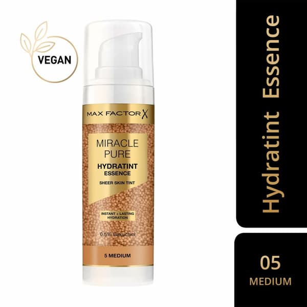 Flytande makeupbas Max Factor MIRACLE PURE Nº 5-Medium 30 ml