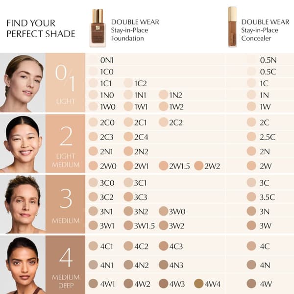 Kasvojen korjaaja Estee Lauder DOUBLE WEAR Nº 3C 12 ml