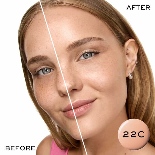 Solskydd med färg Lancôme IDÔLE MAKE-UP Nº 22c 30 ml