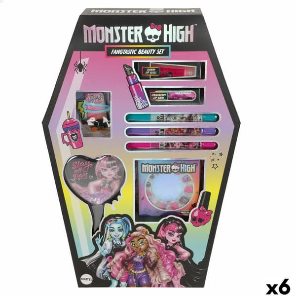 Skønhedssæt Monster High (6 enheder)
