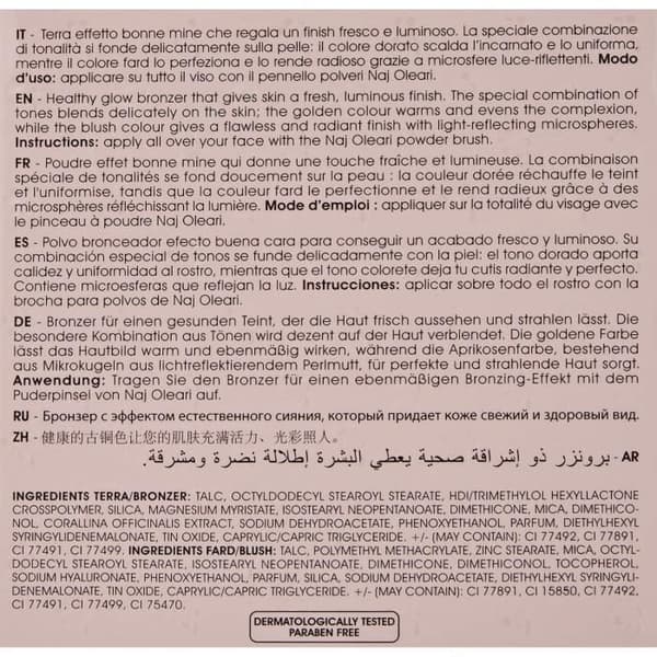 Puderbronzant Naj Oleari Terre Femme - 9g
