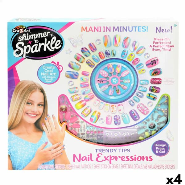 Nageldesignset Cra-Z-Art (4 antal)