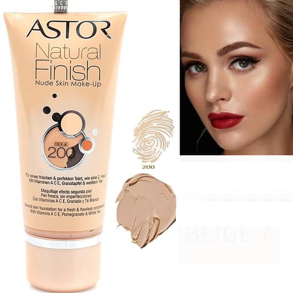 Astor Natural Finish Nude Skin Makeup FOUNDATION-Beige