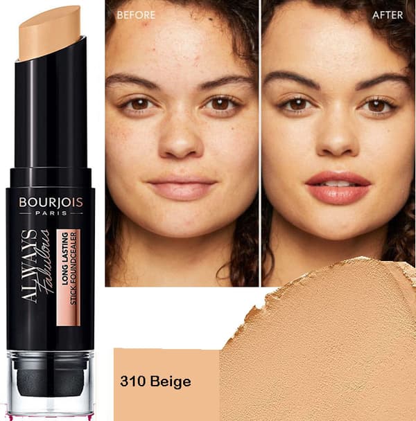 Bourjois Fabulous 24h 2-in-1 Foundation & Concealer Stick with Blender-Beige