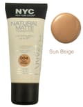 Miniatyrbild 1 av 2: NYC Natural Matte Anti Shine Foundation-Sun Beige