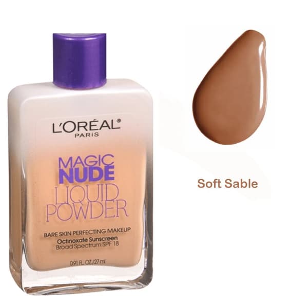 L'Oreal Nude Liquid Bare Skin Perfecting Makeup SPF18-Soft Sable