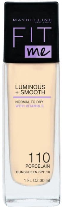 Maybelline Fit Me Luminous + Smooth Foundation 110 Porcelain