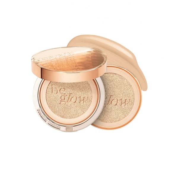 Espoir Pro Tailor Be Glow Cushion New Class Set #25 Tan SPF42 PA++ 2x13 g - solbränd lystergivande kuddefoundation med utbytbar refill