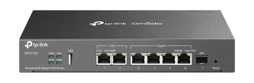 NET ROUTER 1/2.5G 6PORT VPN/OMADA ER707-M2 TP-LINK Sort
