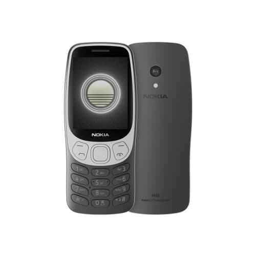 Nokia 3210 - grunge black - 4G funktionstelefon - 128 MB - GSM Svart