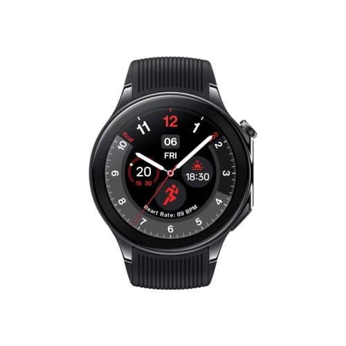 OnePlus Watch 2 smart klocka med rem - 32 GB - svart stål