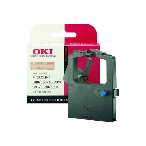 OKI - 1 - svart - färgband