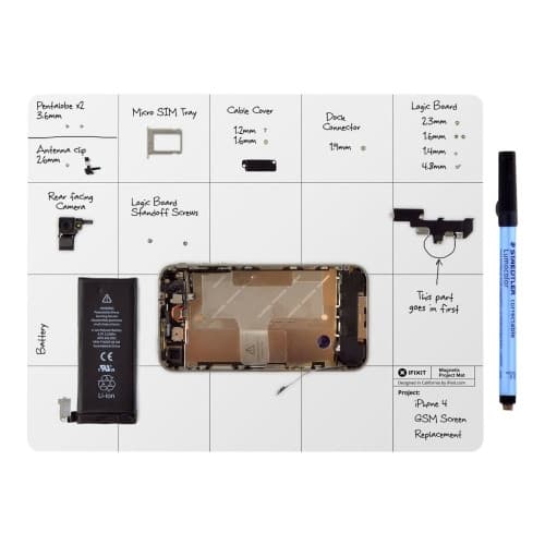 iFixit torraderingsbar planeringstavla - 203.2 x 254 mm