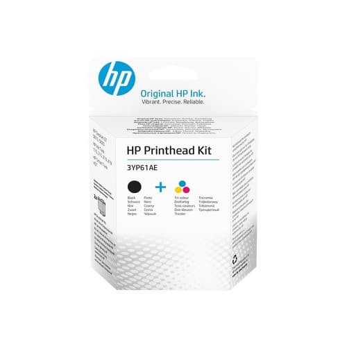 HP - 2-pack - färg (cyan, magenta, gul), svartfärgad - original - utbytessats för skrivhuvud