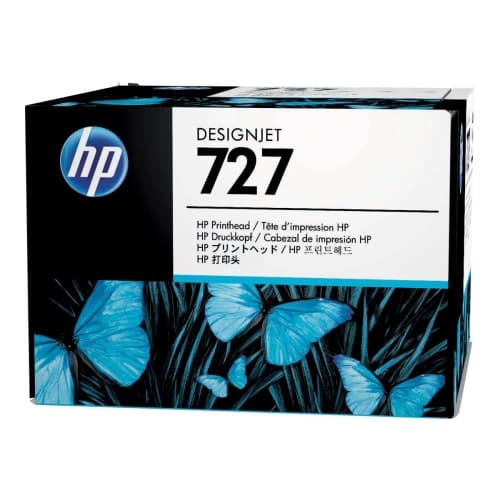 HP 727 - mattsvart, foto-svart, cyan, magenta, gul, grå - skrivhuvud