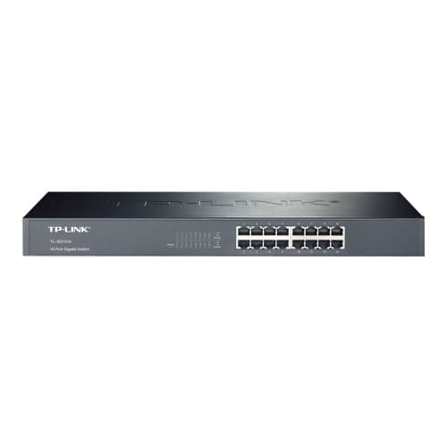 TP-Link TL-SG1016 - switch - 16 portar - rackmonterbar Svart