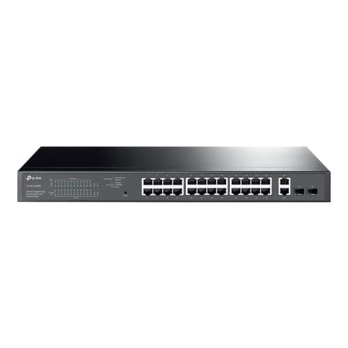 TP-Link TL-SG1428PE - switch - 28 portar - smart - rackmonterbar Svart