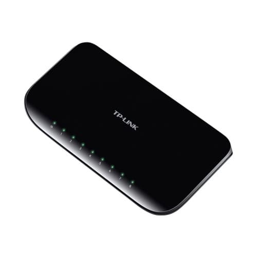 TP-Link TL-SG1008D 8-Port Gigabit Desktop Switch - switch - 8 portar Svart