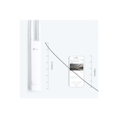 TP-Link Omada EAP110-Outdoor - trådlös åtkomstpunkt - Wi-Fi Vit